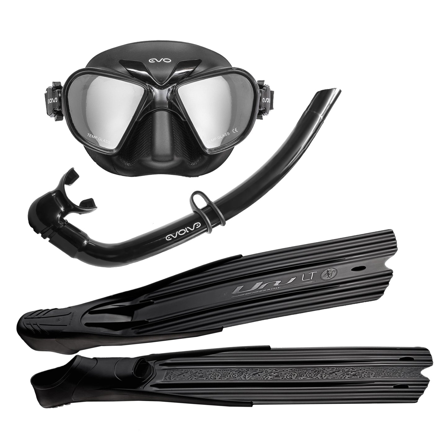 EVO Black Freediving Essentials Set