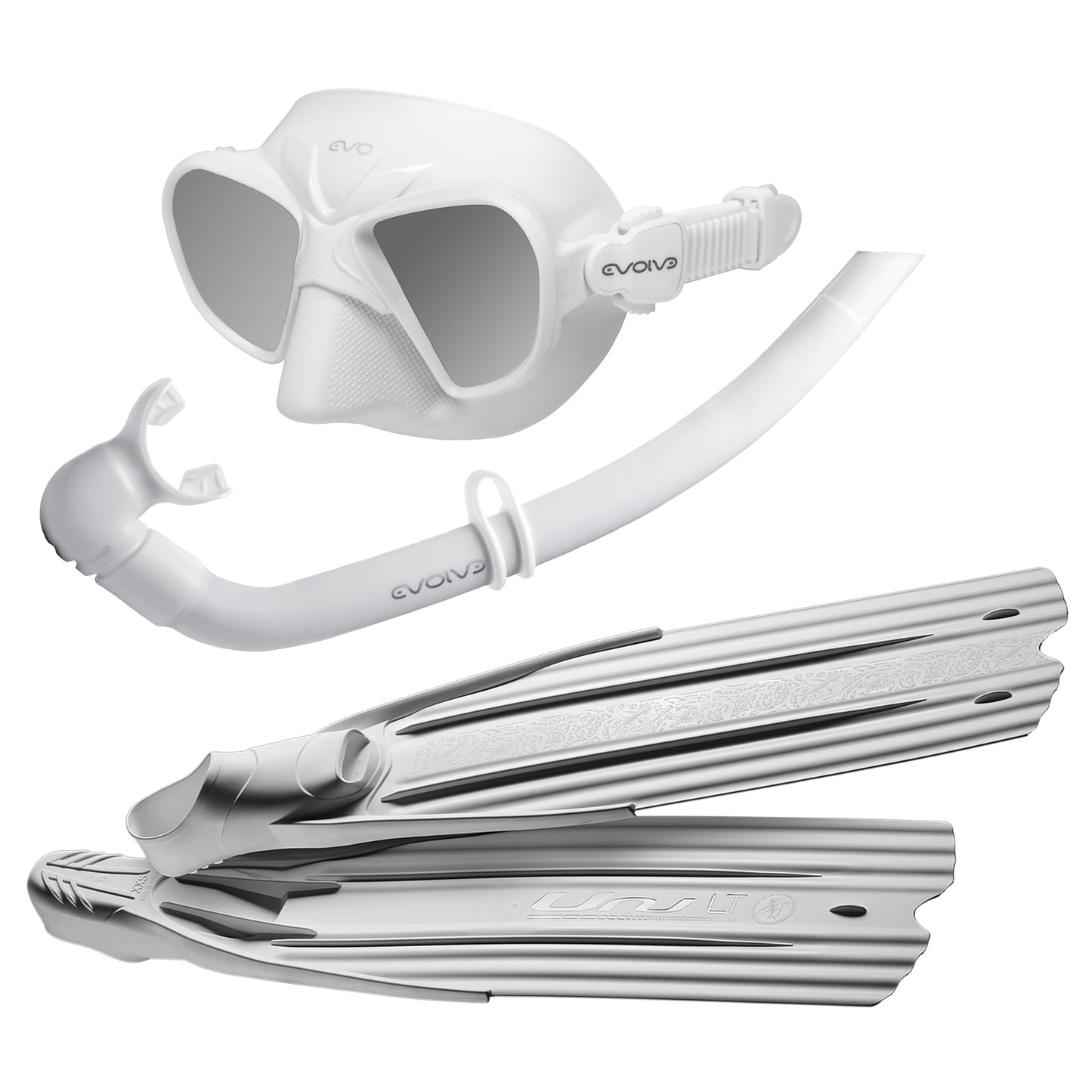 EVO White Freediving Essentials Set