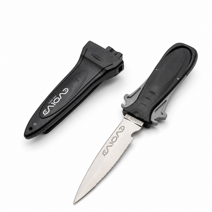 Evolve Stealth Dive Knife – Quick Release Teflon Coated
